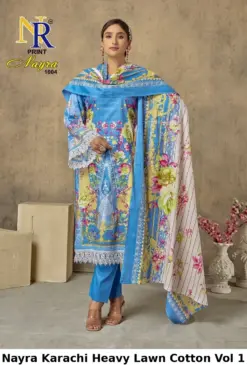 Nayra Karachi Heavy Lawn Cotton Vol 1