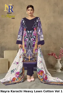 Nayra Karachi Heavy Lawn Cotton Vol 1