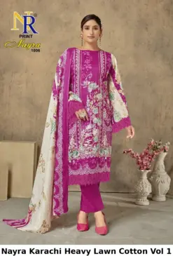 Nayra Karachi Heavy Lawn Cotton Vol 1