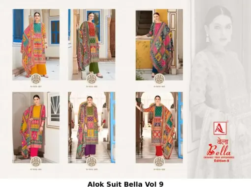 Alok Suit Bella Vol 9