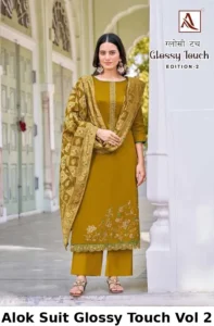 Alok Suit Glossy Touch Vol 2