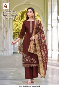 Alok Suit Glossy Touch Vol 2