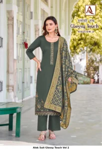 Alok Suit Glossy Touch Vol 2