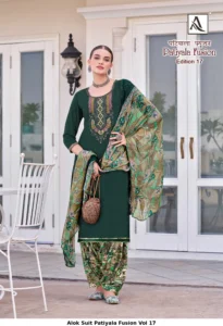 Alok Suit Patiyala Fusion Vol 17