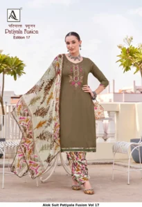 Alok Suit Patiyala Fusion Vol 17