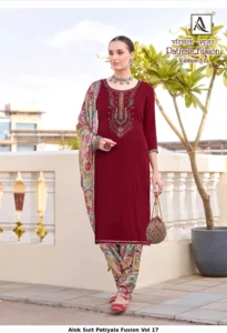 Alok Suit Patiyala Fusion Vol 17