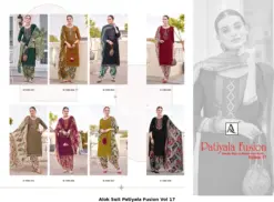 Alok Suit Patiyala Fusion Vol 17