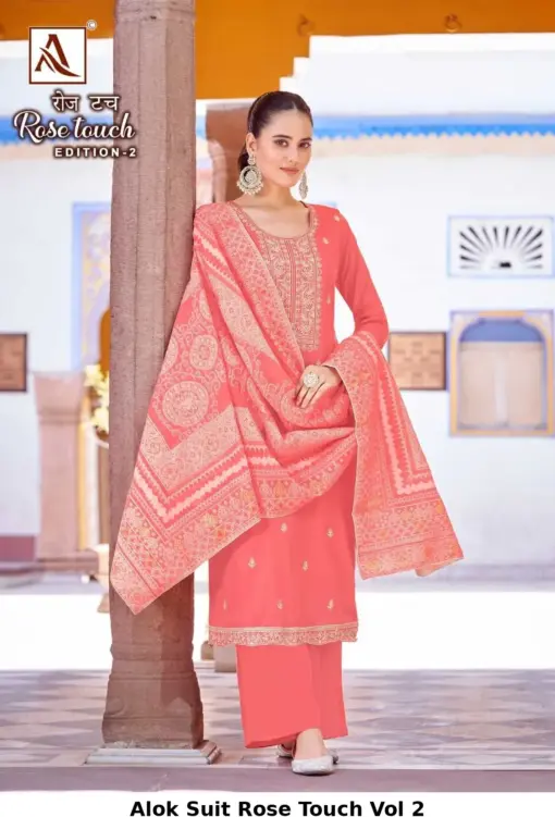 Alok Suit Rose Touch Vol 2