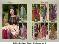 Belliza Designer Studio Bin Saeed Vol 5