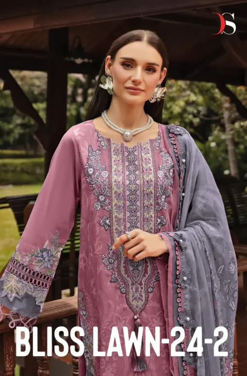 Bliss Lawn 24 Vol 2 - Chiffon Dupatta