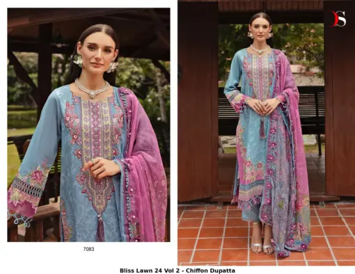 Bliss Lawn 24 Vol 2 - Chiffon Dupatta