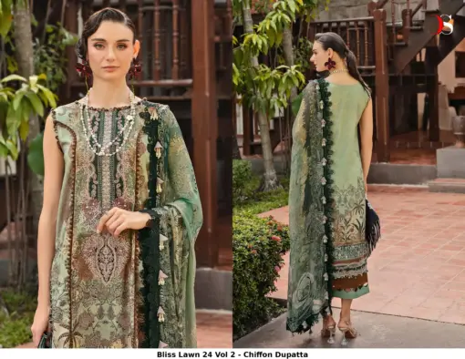 Bliss Lawn 24 Vol 2 - Chiffon Dupatta