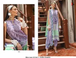 Bliss Lawn 24 Vol 2 - Chiffon Dupatta