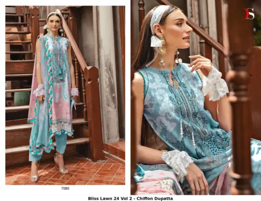 Bliss Lawn 24 Vol 2 - Chiffon Dupatta