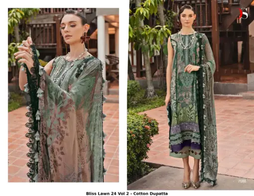 Bliss Lawn 24 Vol 2 - Cotton Dupatta