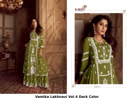 Vamika Lakhnavi Vol 4 Dark Color