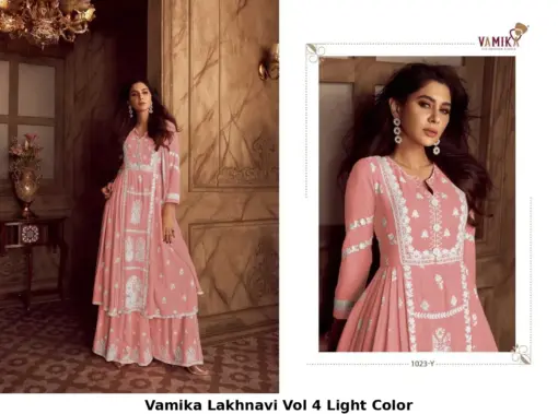 Vamika Lakhnavi Vol 4 Light Color