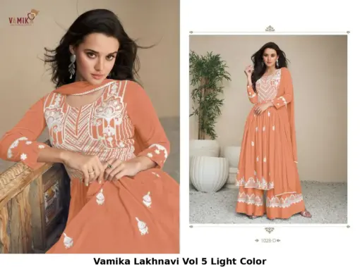 Vamika Lakhnavi Vol 5 Light Color