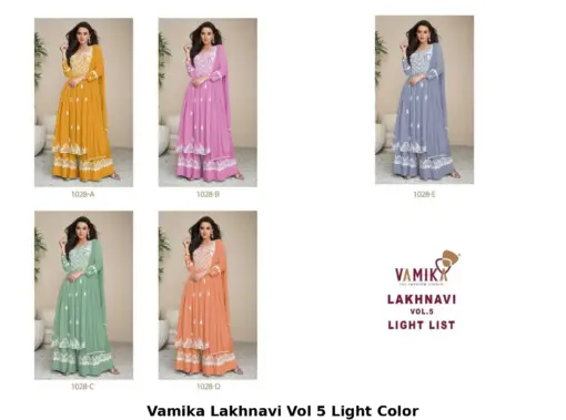 Vamika Lakhnavi Vol 5 Light Color