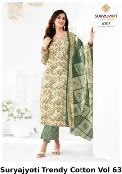 Suryajyoti Trendy Cotton Vol 63