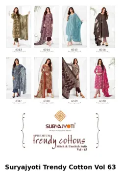 Suryajyoti Trendy Cotton Vol 63