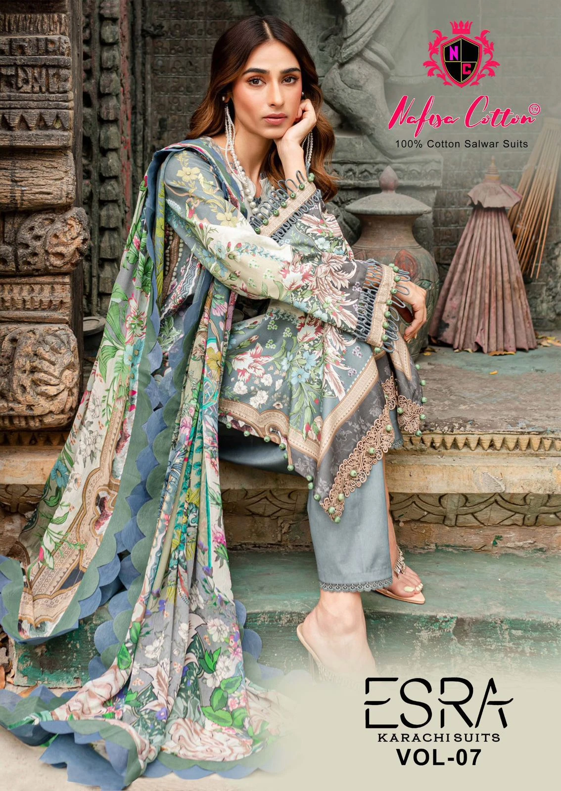 Esra Karachi Suits Vol 7 Collection