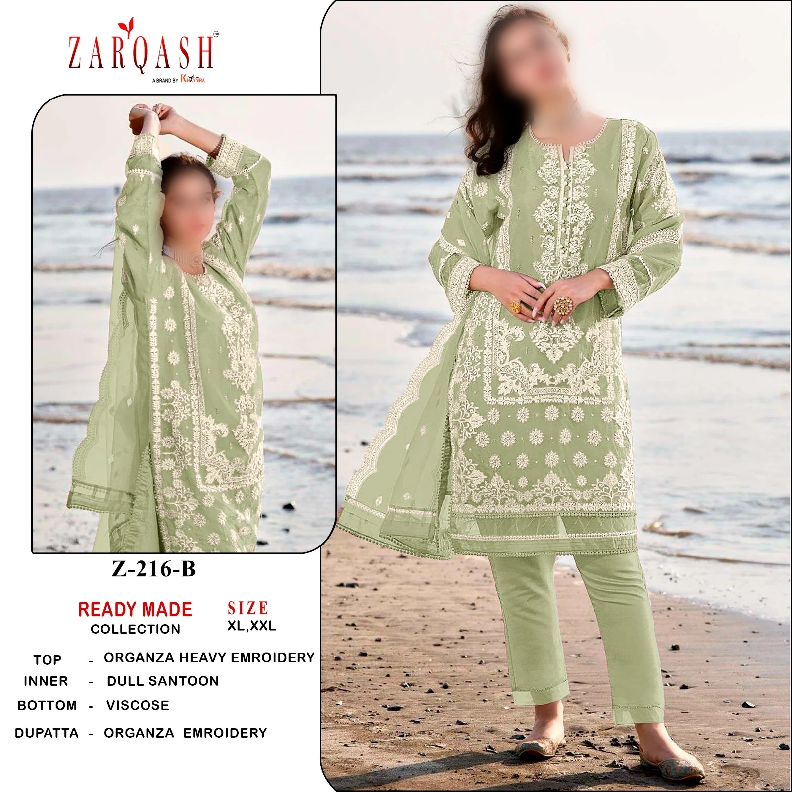 Zarqash Readymade Collection 216