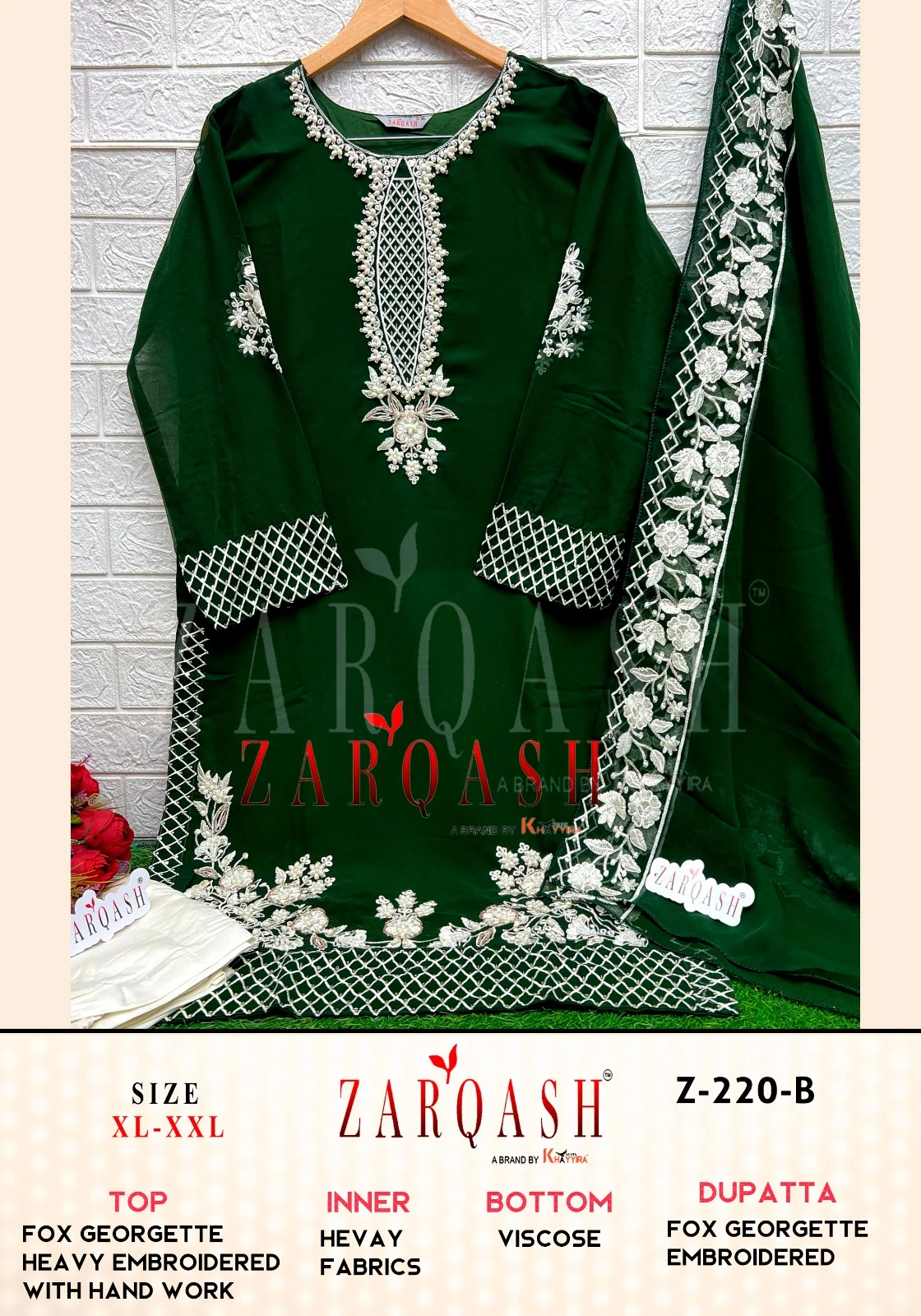 Zarqash Readymade Collection 220