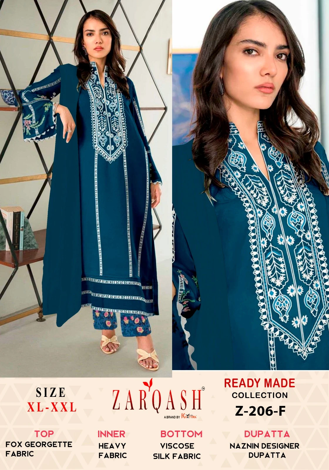 Zarqash Readymade Collection Z 206