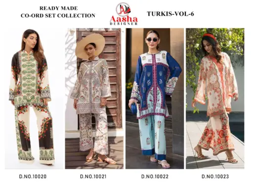 Aasha Turkis Vol 6 Co Ord Set Collection - Image 6