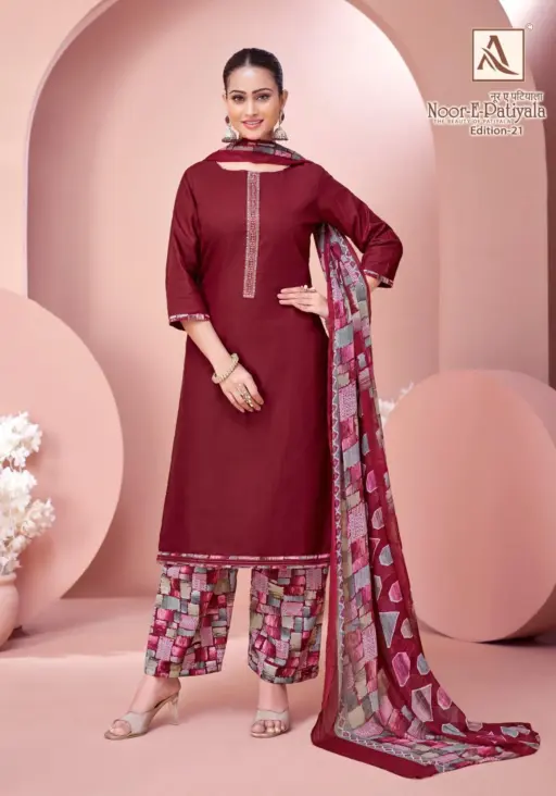 Alok Suit Noor E Patiyala 21 - Image 4