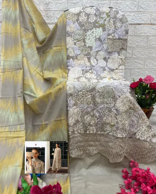 Deepsy Chikankari 25 - Chiffon Dupatta - Image 11