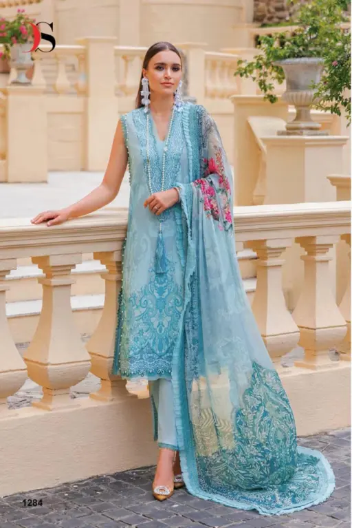 Deepsy Jade Urban Lawn 25 5 - Chiffon Dupatta - Image 4