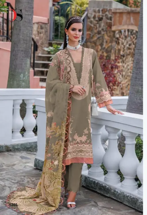 Deepsy Jade Urban Lawn 25 5 - Chiffon Dupatta - Image 6