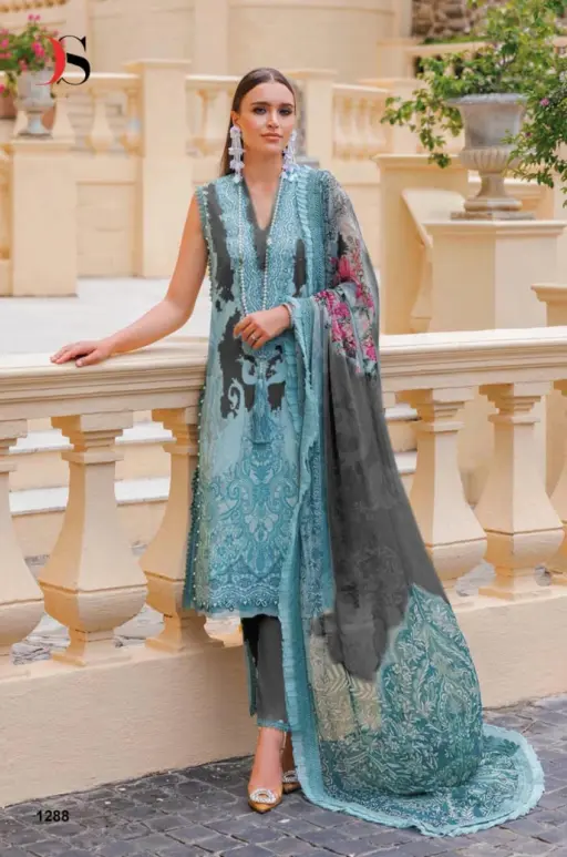 Deepsy Jade Urban Lawn 25 5 - Chiffon Dupatta - Image 7