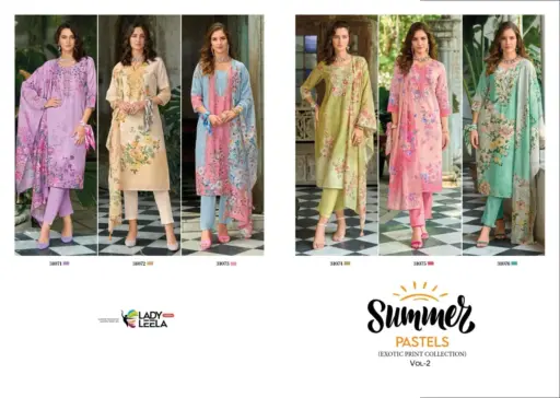 Lady Leela Summer Pastels 2 Exotic Print Collection - Image 9