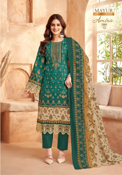 Mayur Amira Vol 2 -Karachi Dress Material - Image 11