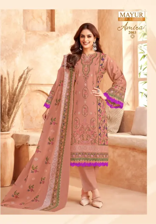 Mayur Amira Vol 2 -Karachi Dress Material - Image 3