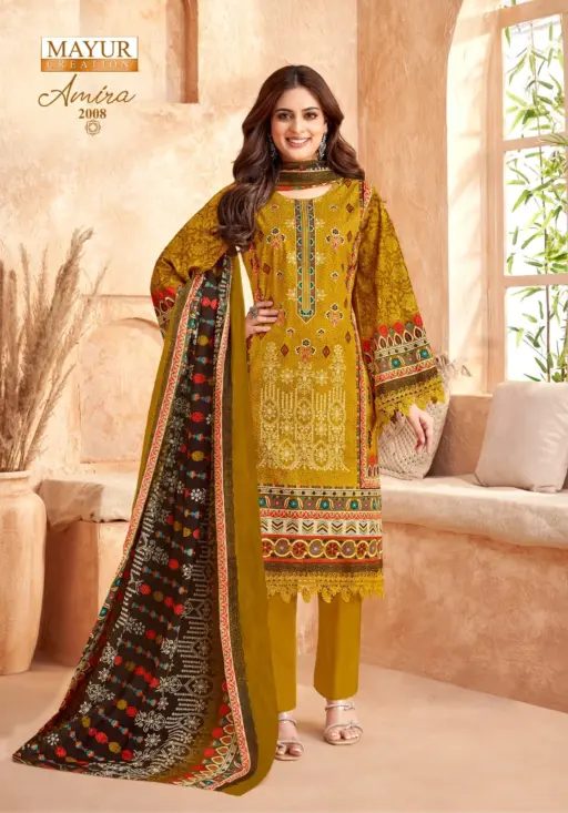 Mayur Amira Vol 2 -Karachi Dress Material - Image 4