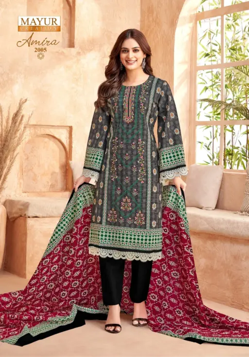 Mayur Amira Vol 2 -Karachi Dress Material - Image 5