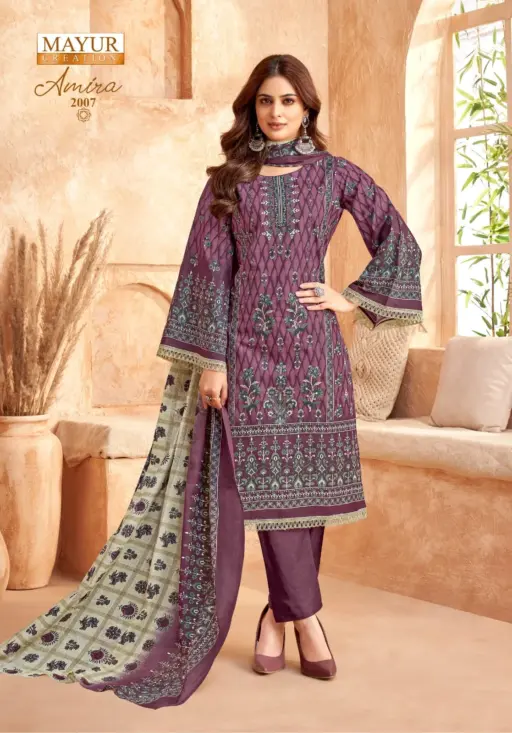Mayur Amira Vol 2 -Karachi Dress Material - Image 8