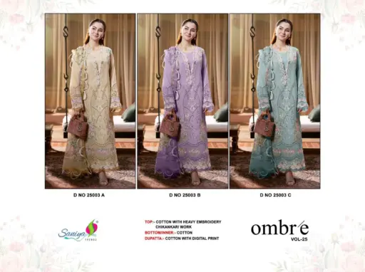 Saniya Ombré Vol 25nx D 25003 - Image 4