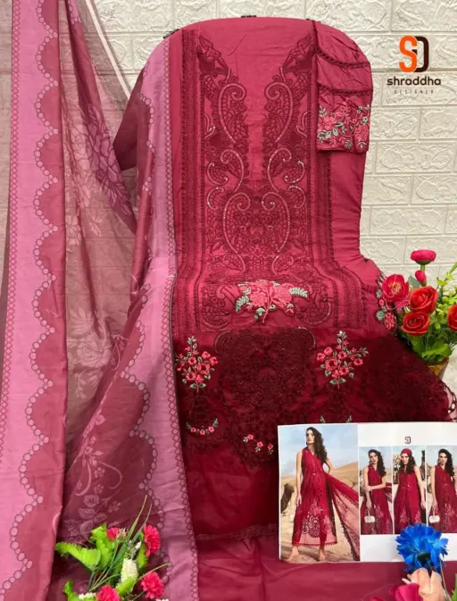 Shraddha Designer Maria B Lawn Vol-2 - Image 2