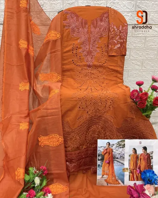 Shraddha Designer Maria B Lawn Vol-2 - Image 4