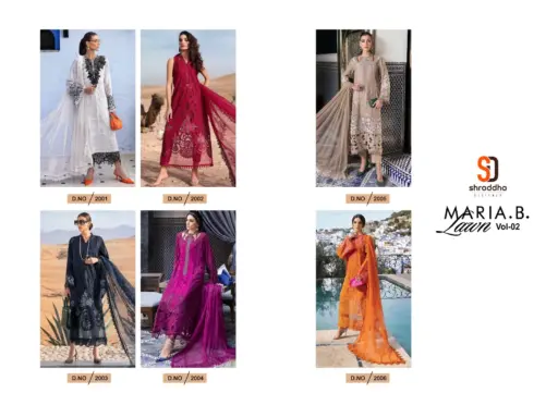 Shraddha Designer Maria B Lawn Vol-2 - Image 8