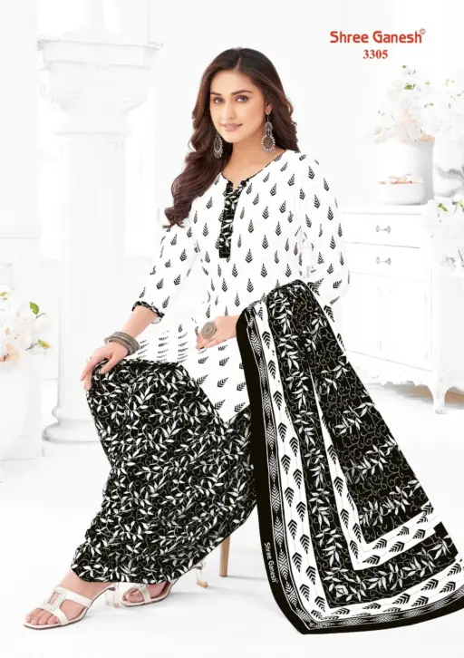 Shree Ganesh Colours Special White & Black Vol 3 - Image 3