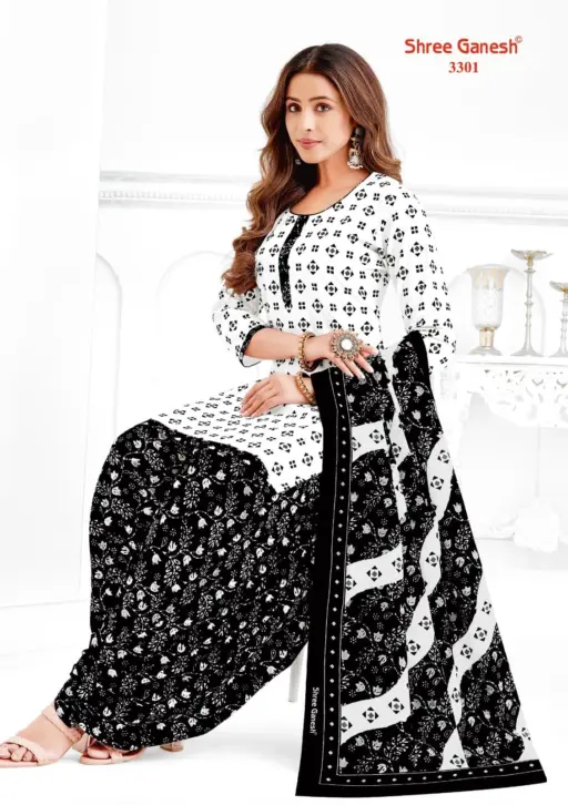 Shree Ganesh Colours Special White & Black Vol 3 - Image 5
