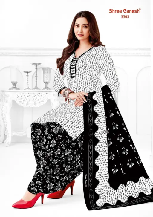 Shree Ganesh Colours Special White & Black Vol 3 - Image 6