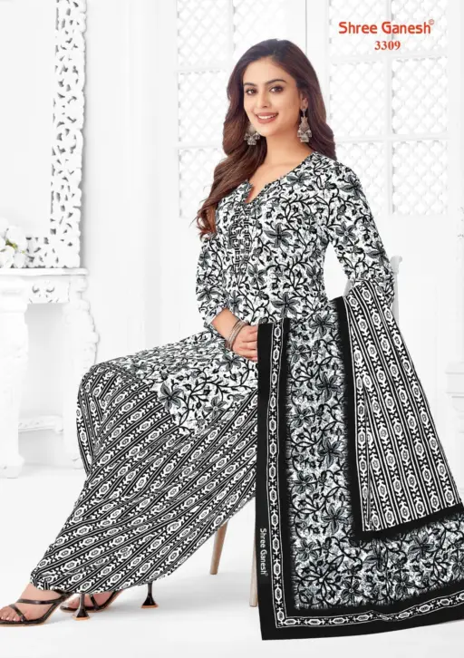 Shree Ganesh Colours Special White & Black Vol 3 - Image 9
