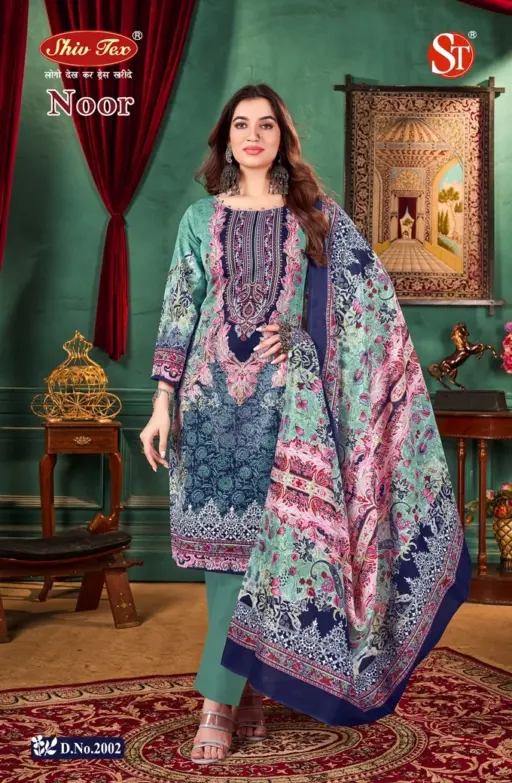 St Noor Vol 2 Karachi Dress material - Image 3